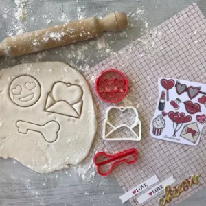 cortador de galleta dia del amor san valentin