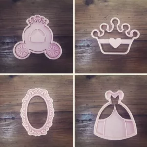 moldes cortadores de princesa